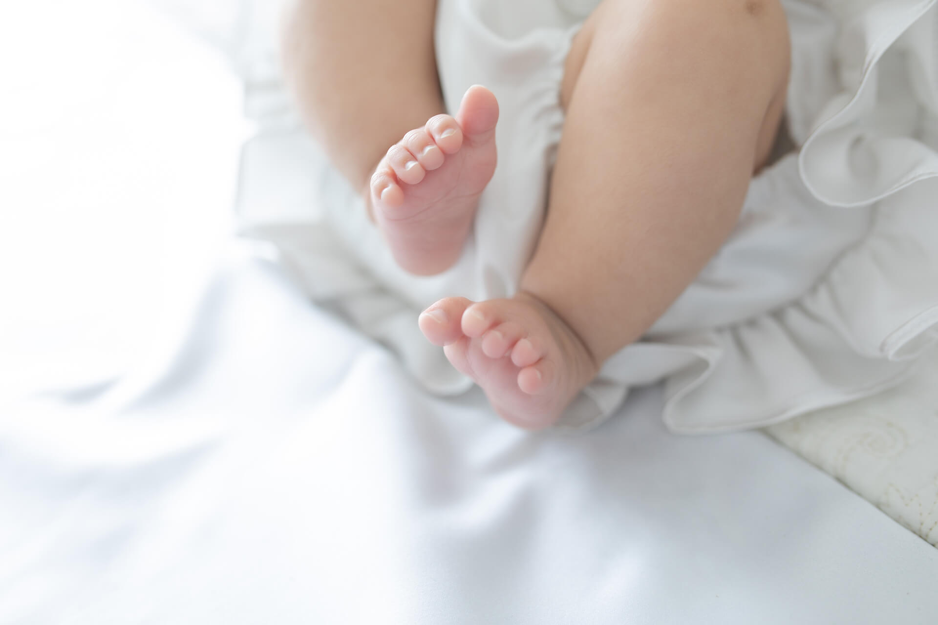 赤ちゃんの足の写真